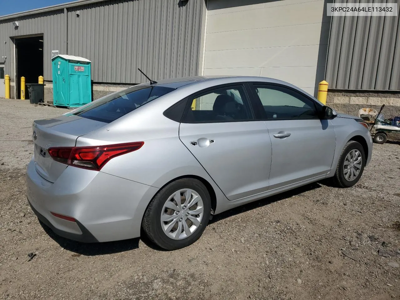 2020 Hyundai Accent Se VIN: 3KPC24A64LE113432 Lot: 70642934