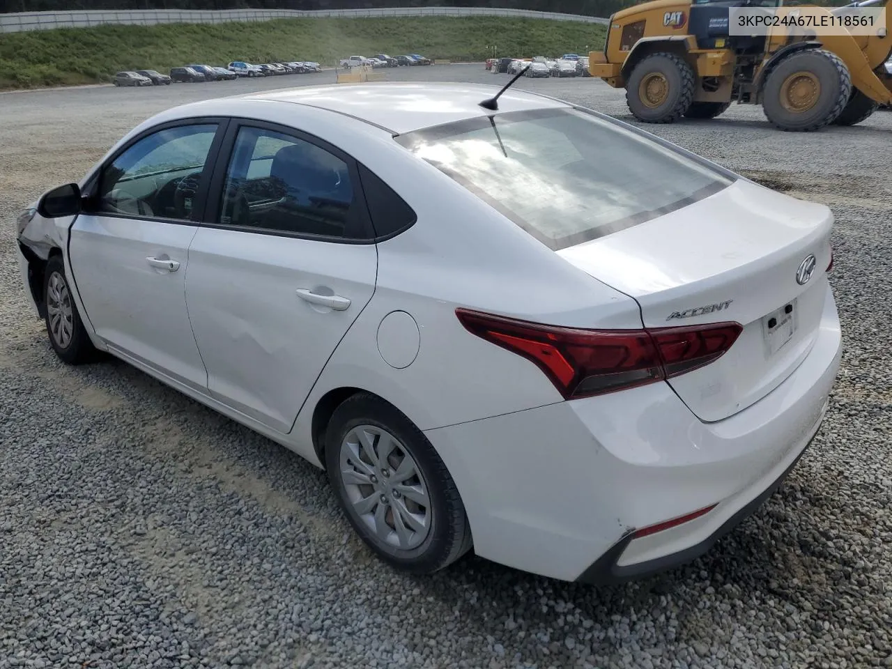 3KPC24A67LE118561 2020 Hyundai Accent Se