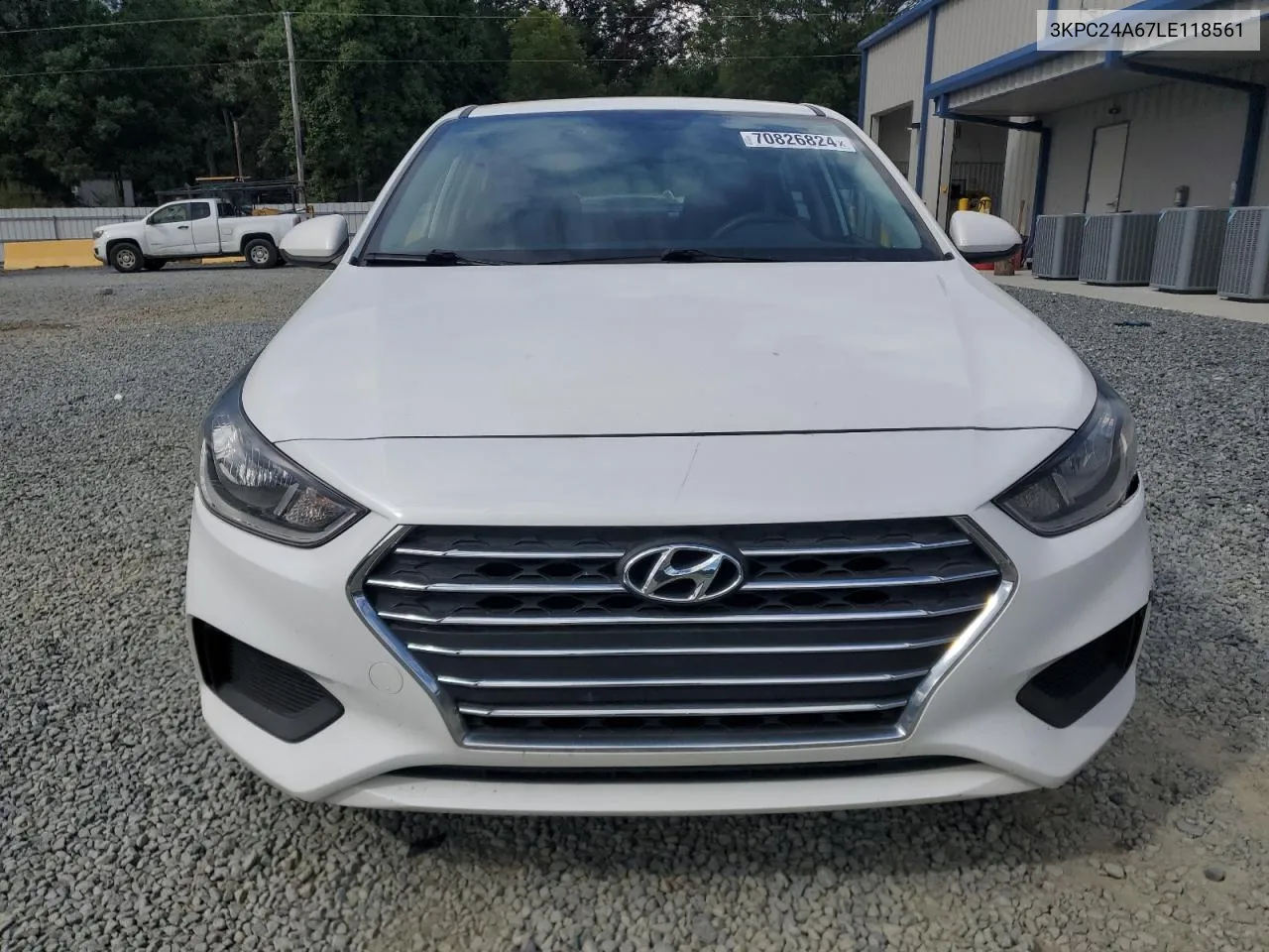 2020 Hyundai Accent Se VIN: 3KPC24A67LE118561 Lot: 70826824