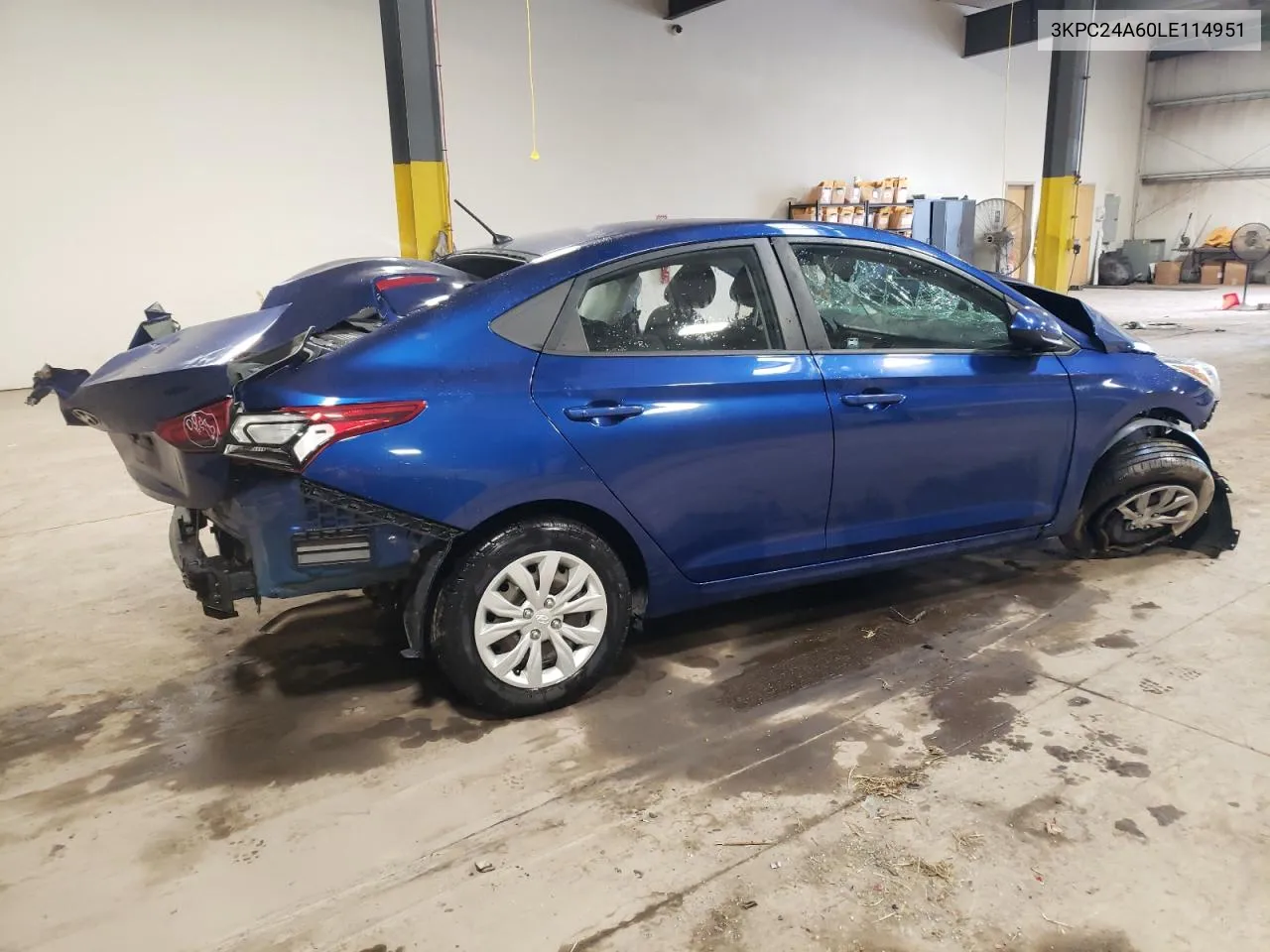 2020 Hyundai Accent Se VIN: 3KPC24A60LE114951 Lot: 71034914