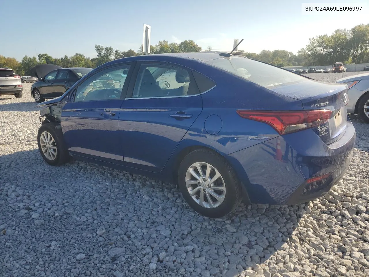 2020 Hyundai Accent Se VIN: 3KPC24A69LE096997 Lot: 71627754