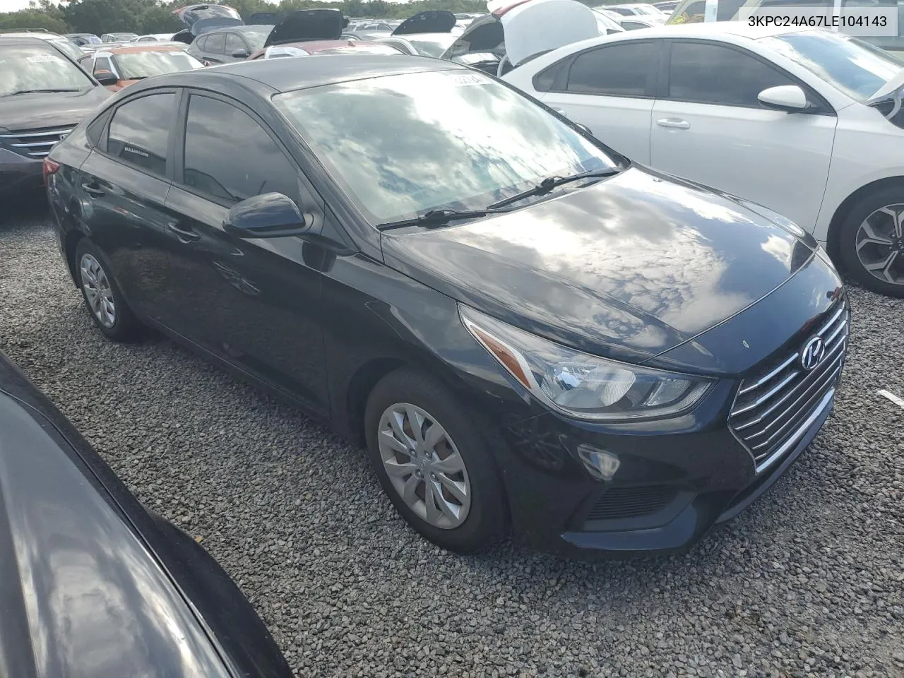 3KPC24A67LE104143 2020 Hyundai Accent Se