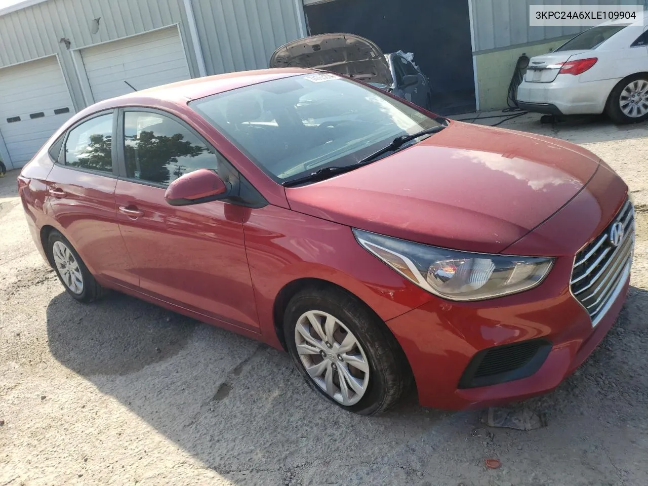 2020 Hyundai Accent Se VIN: 3KPC24A6XLE109904 Lot: 74765274