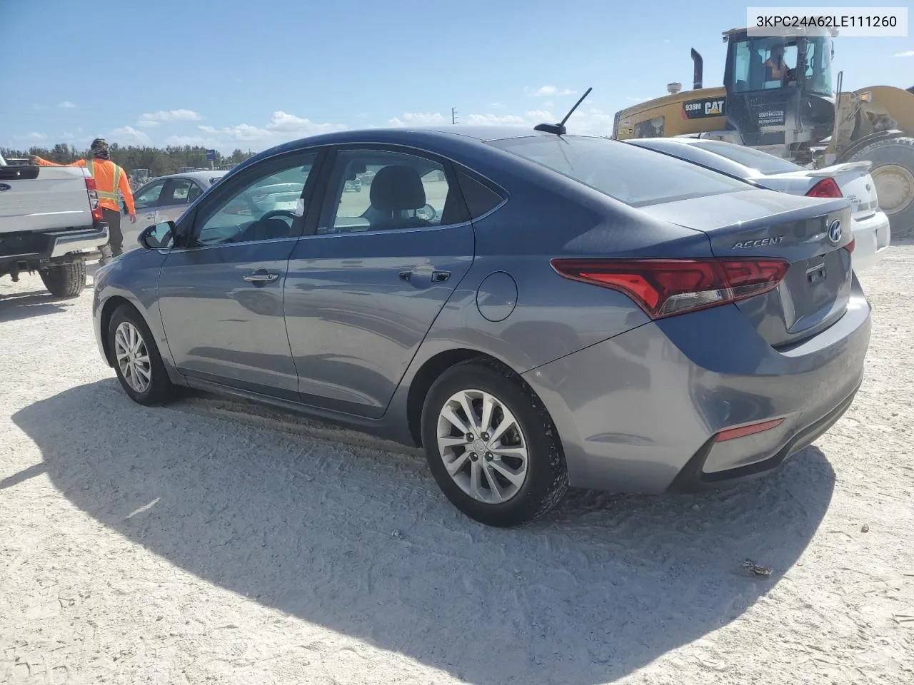 2020 Hyundai Accent Se VIN: 3KPC24A62LE111260 Lot: 77141074