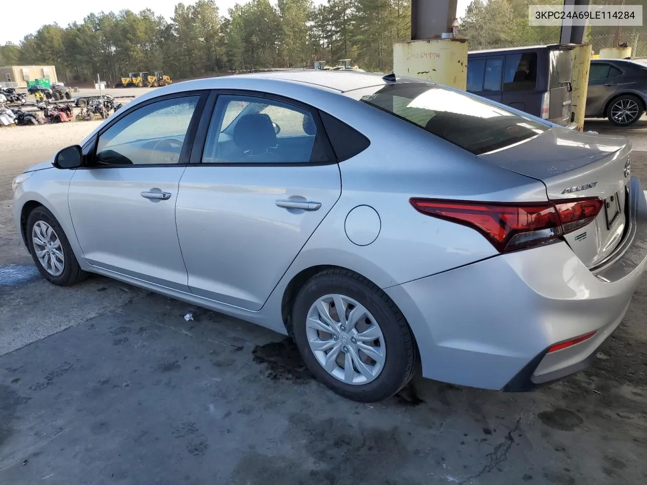 2020 Hyundai Accent Se VIN: 3KPC24A69LE114284 Lot: 78389284