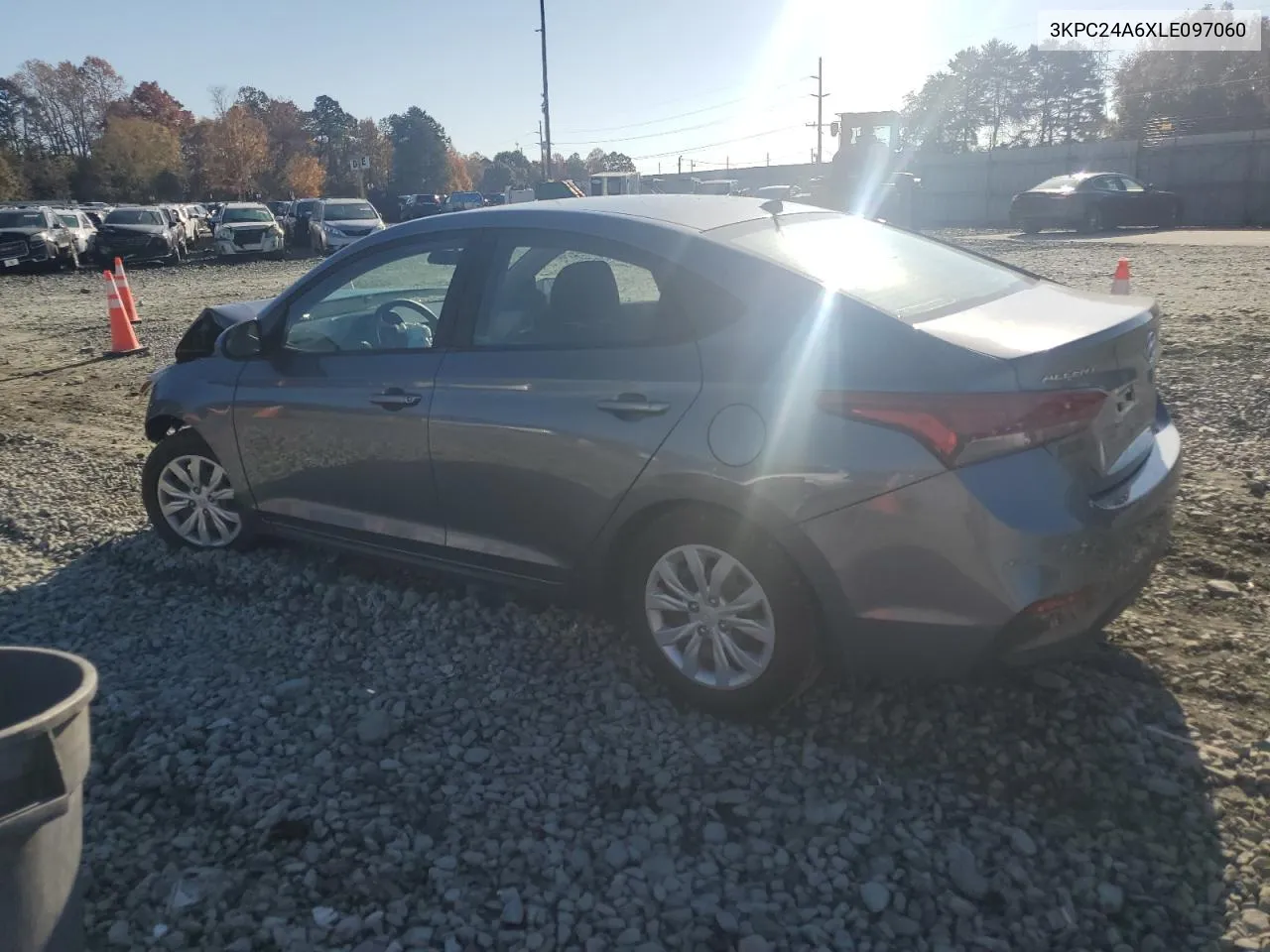 2020 Hyundai Accent Se VIN: 3KPC24A6XLE097060 Lot: 78491794