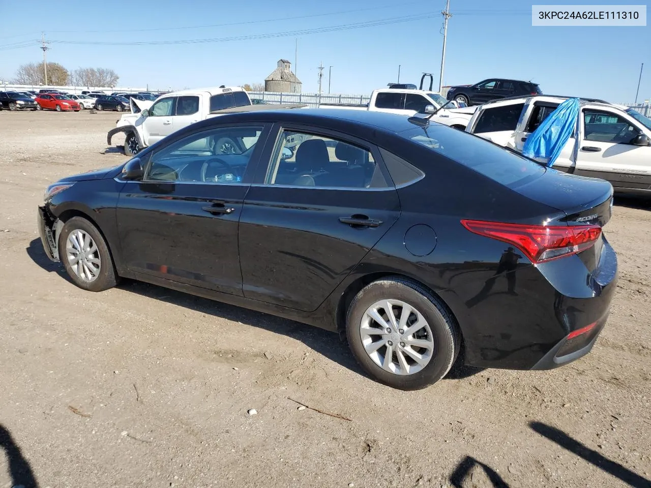 2020 Hyundai Accent Se VIN: 3KPC24A62LE111310 Lot: 78958624