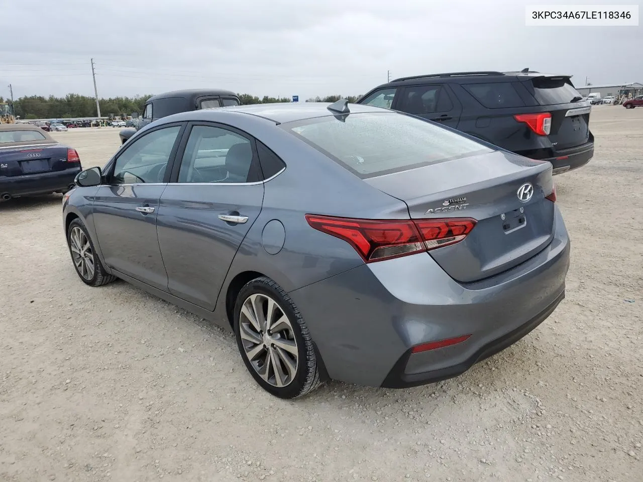 2020 Hyundai Accent Limited VIN: 3KPC34A67LE118346 Lot: 79717804