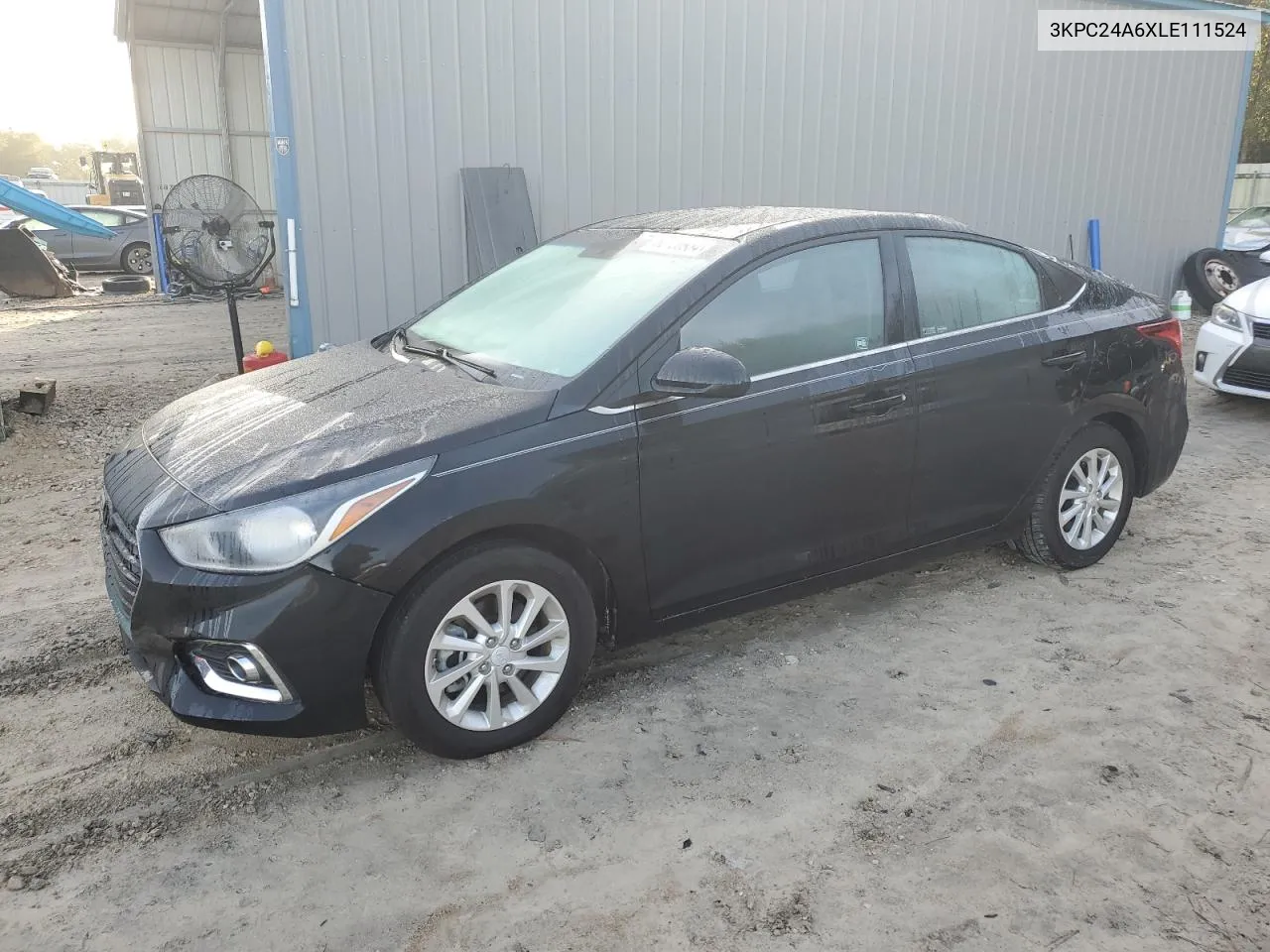 2020 Hyundai Accent Se VIN: 3KPC24A6XLE111524 Lot: 80120934