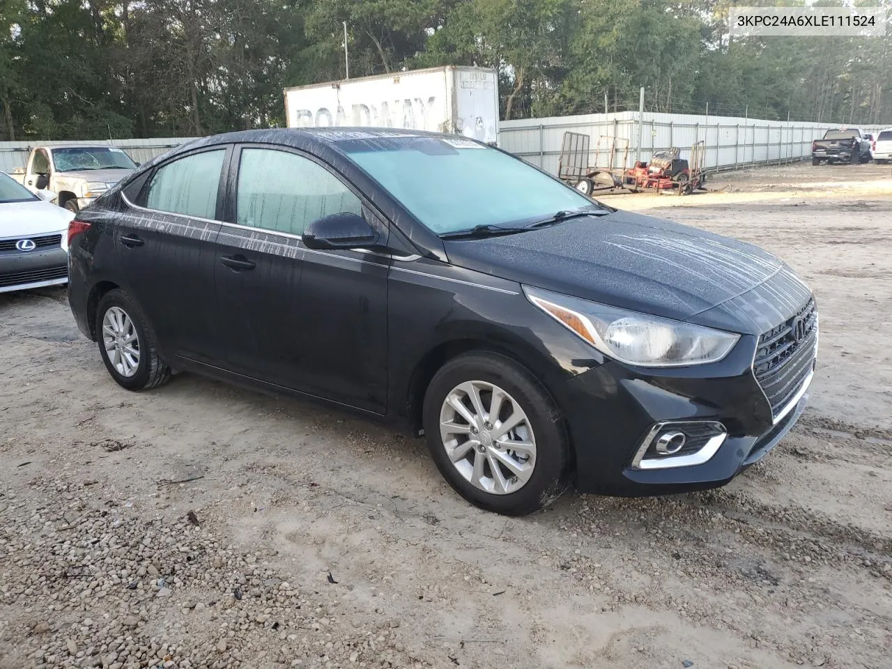 2020 Hyundai Accent Se VIN: 3KPC24A6XLE111524 Lot: 80120934