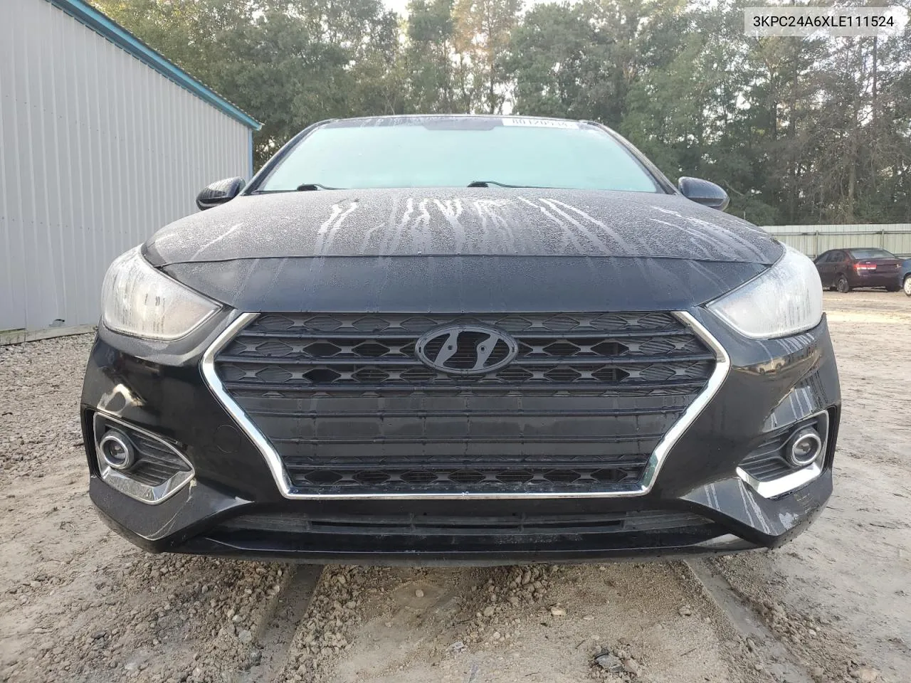 2020 Hyundai Accent Se VIN: 3KPC24A6XLE111524 Lot: 80120934