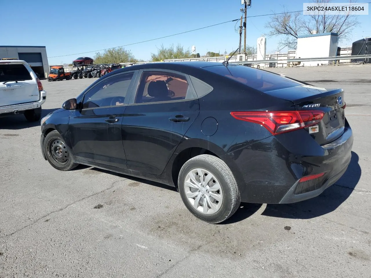 2020 Hyundai Accent Se VIN: 3KPC24A6XLE118604 Lot: 81587174