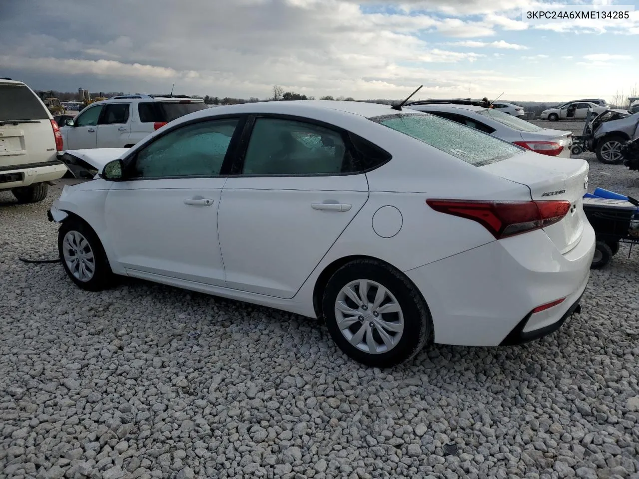 2021 Hyundai Accent Se VIN: 3KPC24A6XME134285 Lot: 42715054