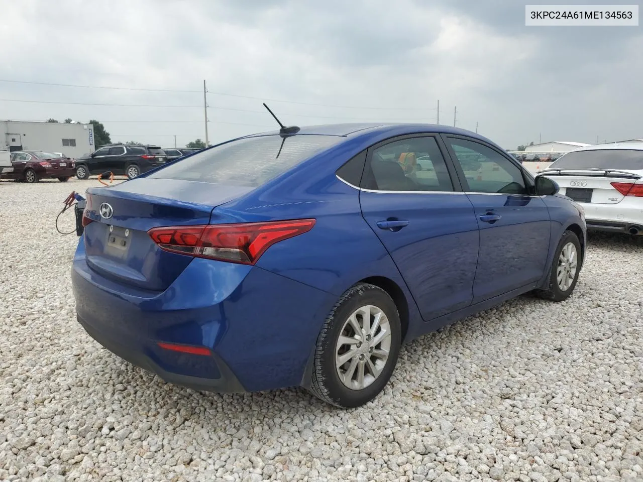 2021 Hyundai Accent Se VIN: 3KPC24A61ME134563 Lot: 56925074