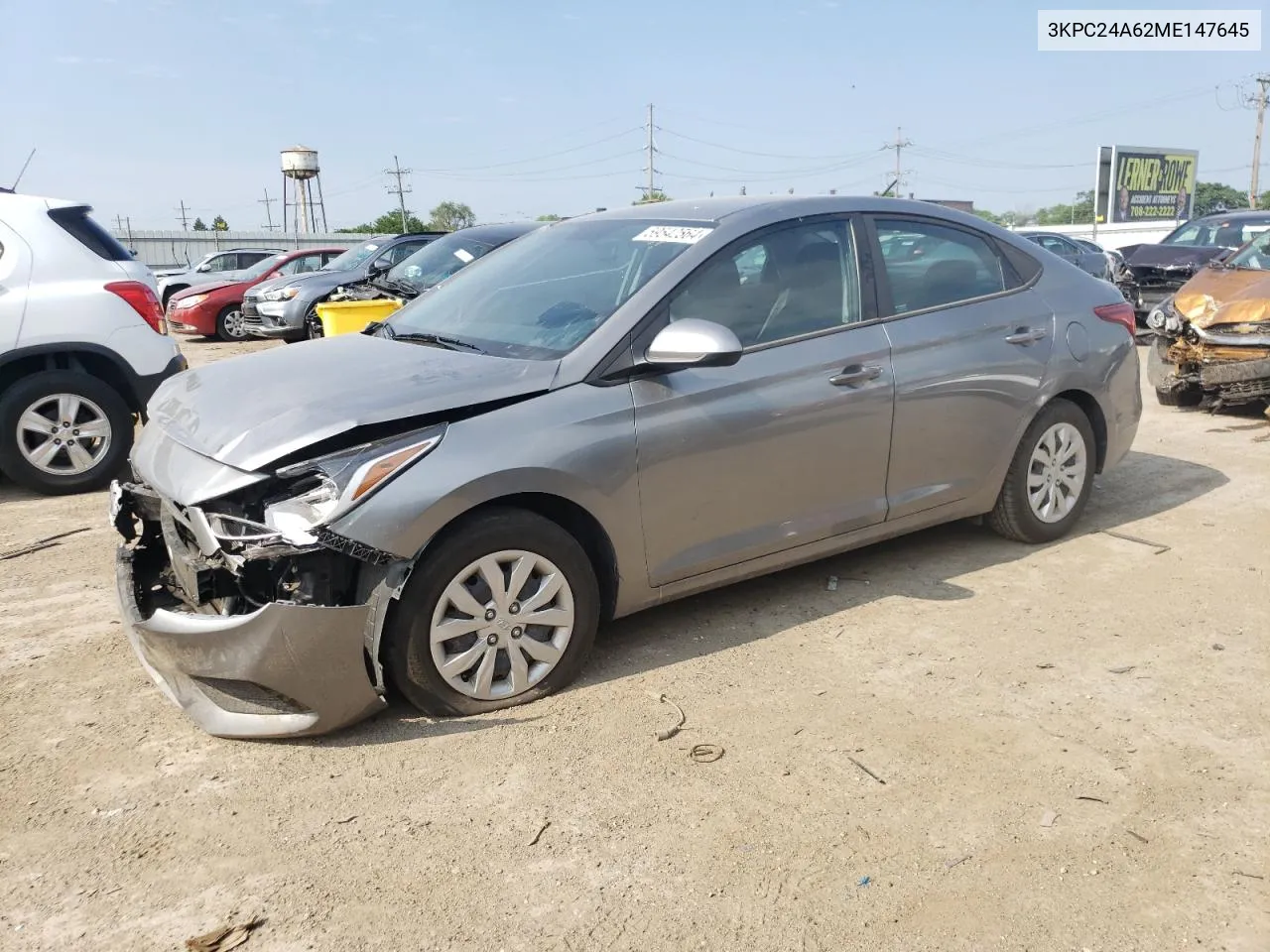 3KPC24A62ME147645 2021 Hyundai Accent Se