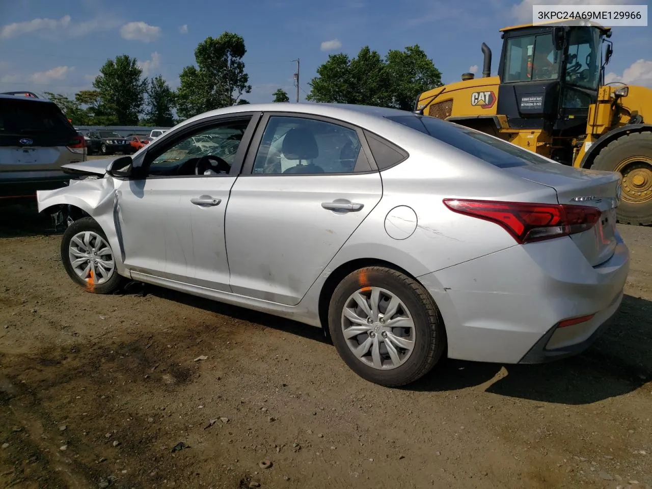 2021 Hyundai Accent Se VIN: 3KPC24A69ME129966 Lot: 62239684