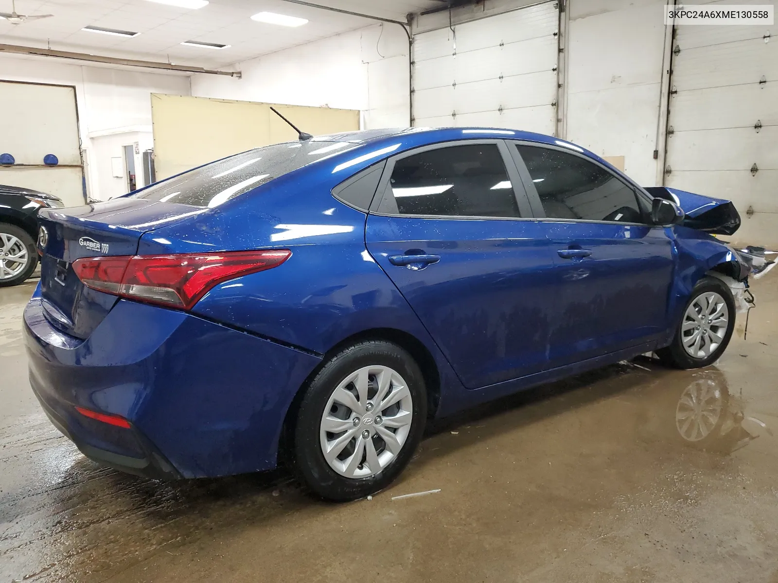 2021 Hyundai Accent Se VIN: 3KPC24A6XME130558 Lot: 63346754