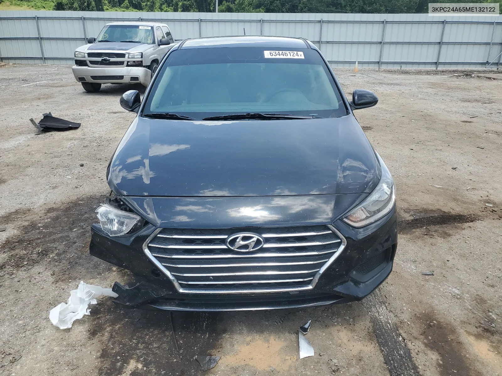 2021 Hyundai Accent Se VIN: 3KPC24A65ME132122 Lot: 63446124