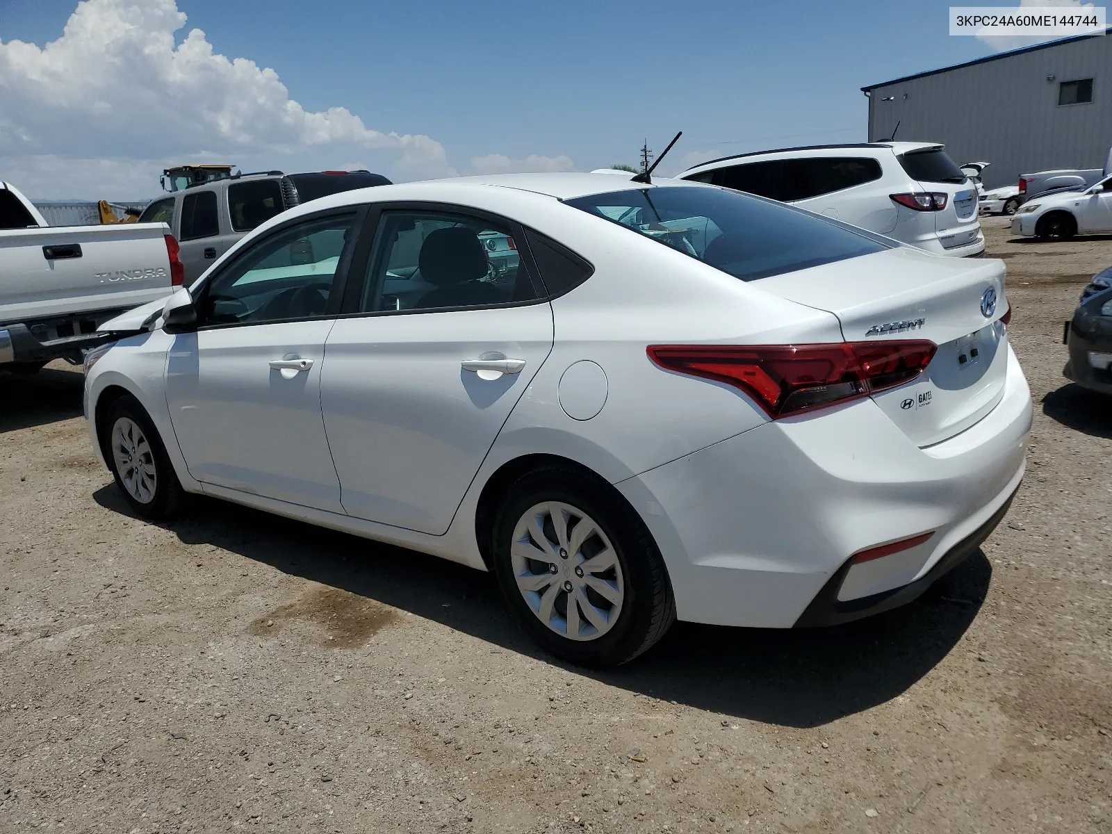 2021 Hyundai Accent Se VIN: 3KPC24A60ME144744 Lot: 63628244