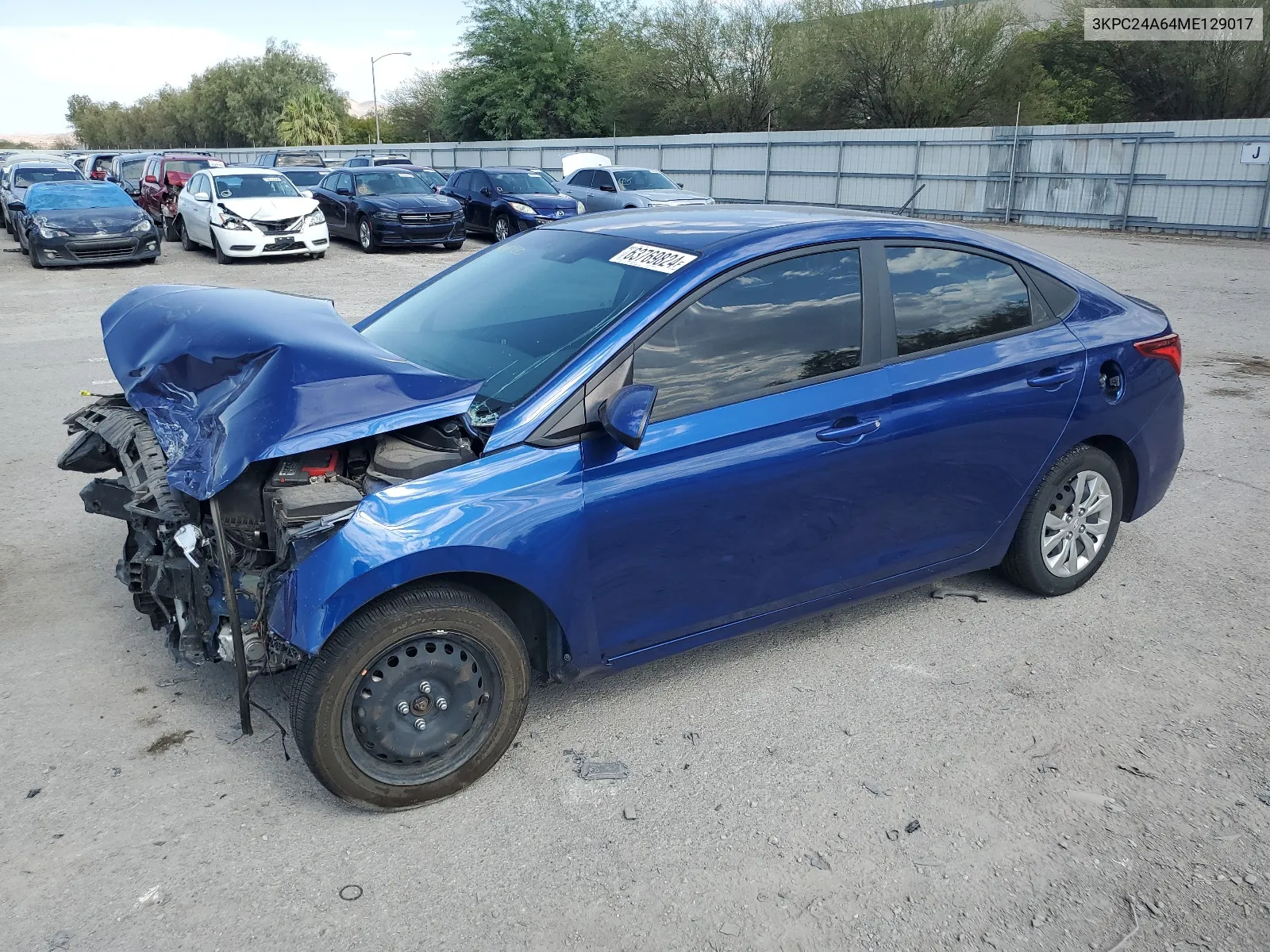 3KPC24A64ME129017 2021 Hyundai Accent Se