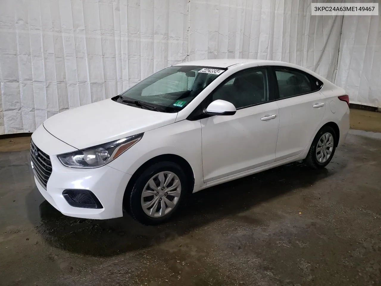 3KPC24A63ME149467 2021 Hyundai Accent Se