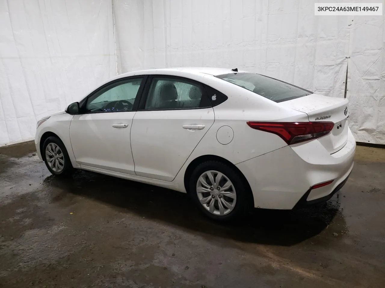 2021 Hyundai Accent Se VIN: 3KPC24A63ME149467 Lot: 64429554