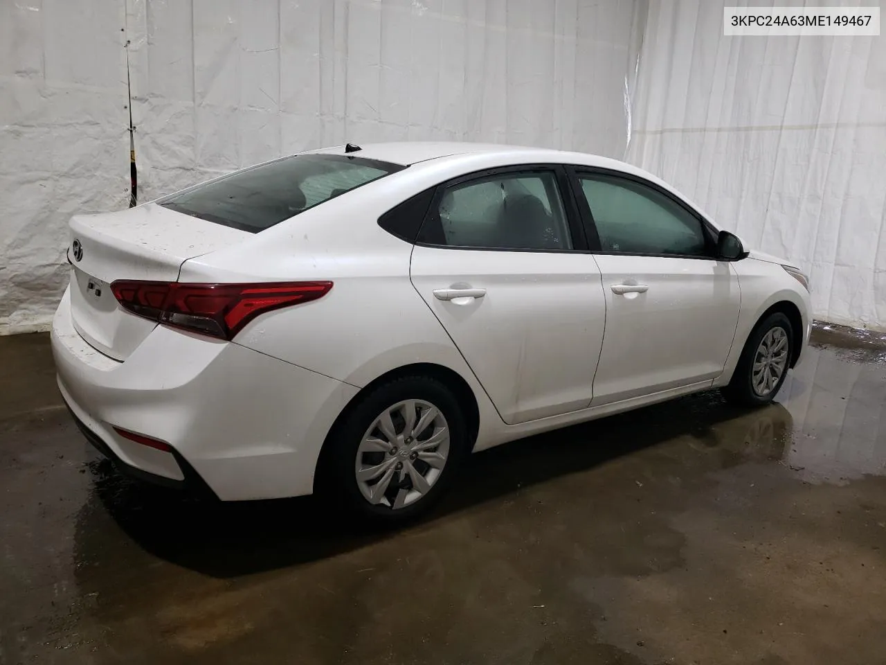 2021 Hyundai Accent Se VIN: 3KPC24A63ME149467 Lot: 64429554