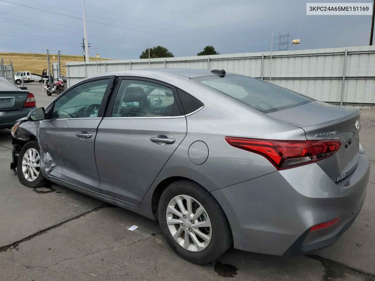 2021 Hyundai Accent Se VIN: 3KPC24A65ME151169 Lot: 66138184