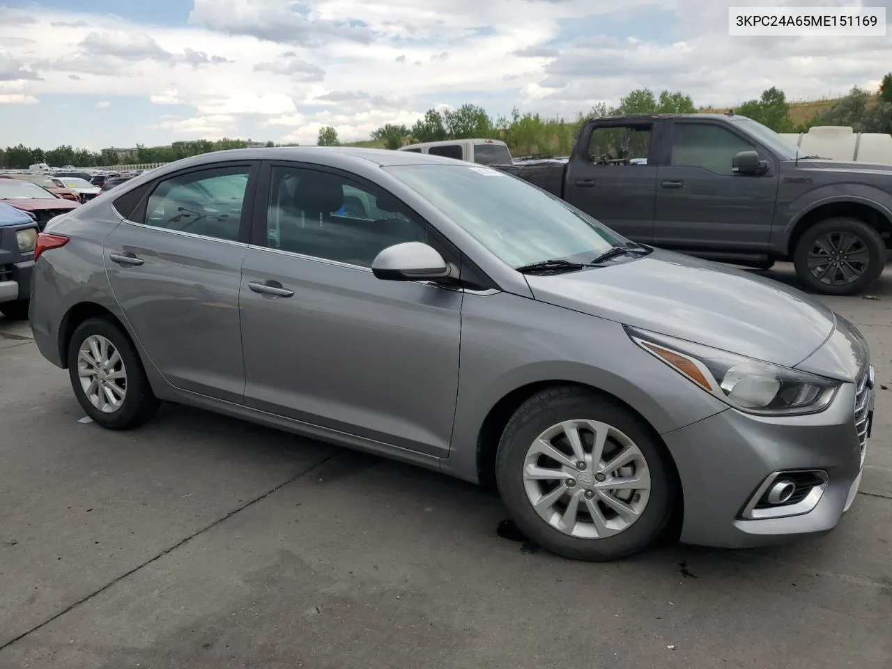 2021 Hyundai Accent Se VIN: 3KPC24A65ME151169 Lot: 66138184