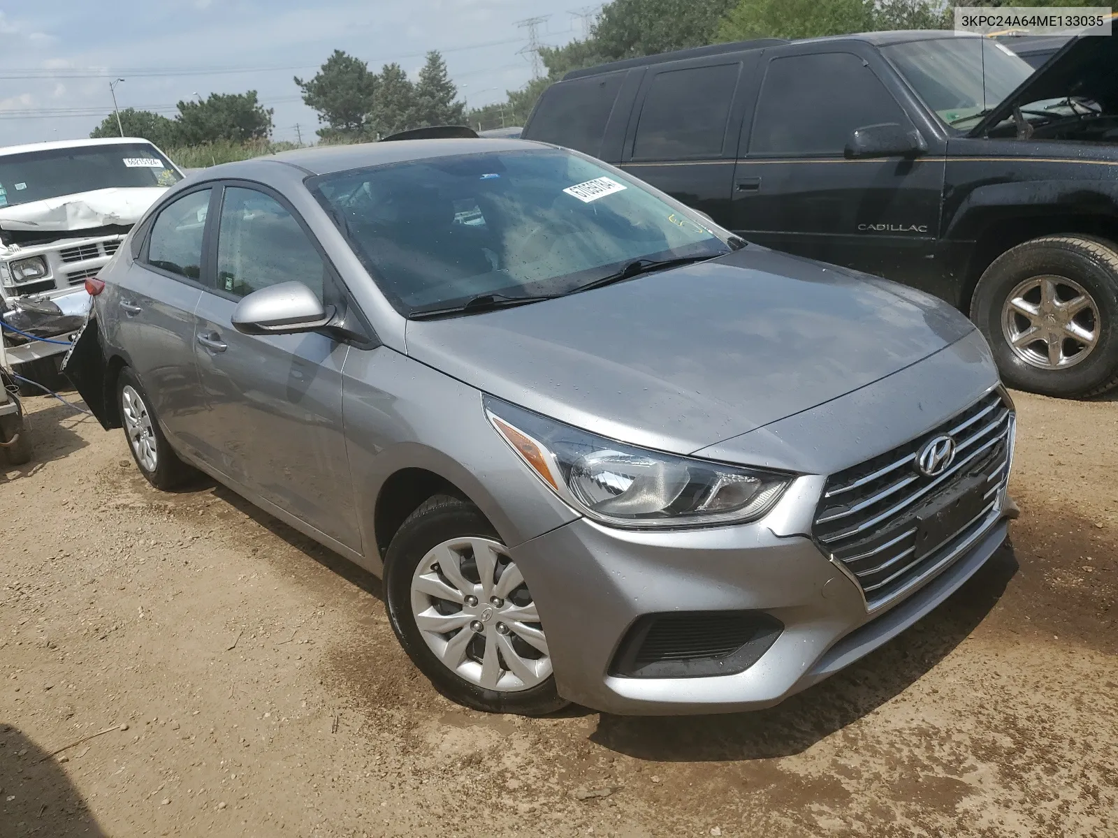 2021 Hyundai Accent Se VIN: 3KPC24A64ME133035 Lot: 67059784