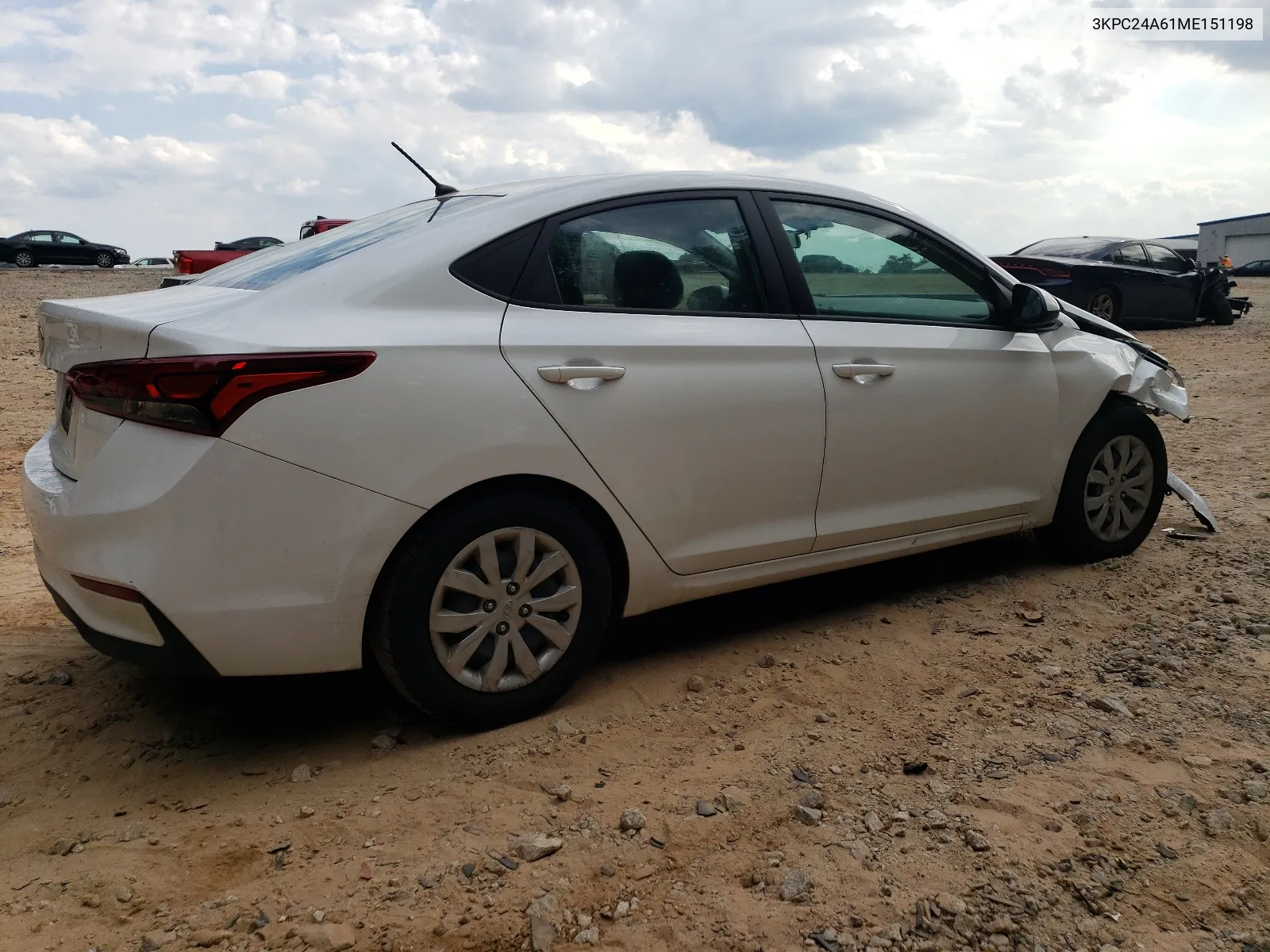 2021 Hyundai Accent Se VIN: 3KPC24A61ME151198 Lot: 67099414