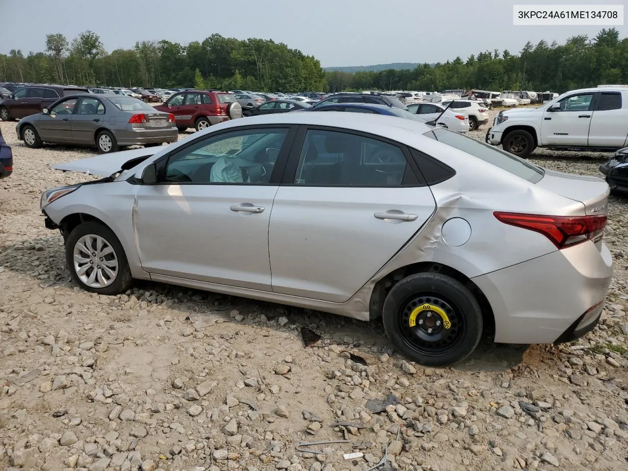 2021 Hyundai Accent Se VIN: 3KPC24A61ME134708 Lot: 67394854