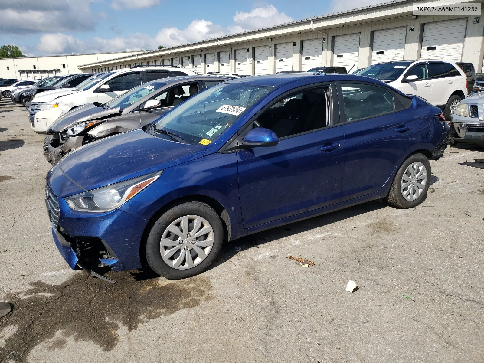 3KPC24A65ME141256 2021 Hyundai Accent Se