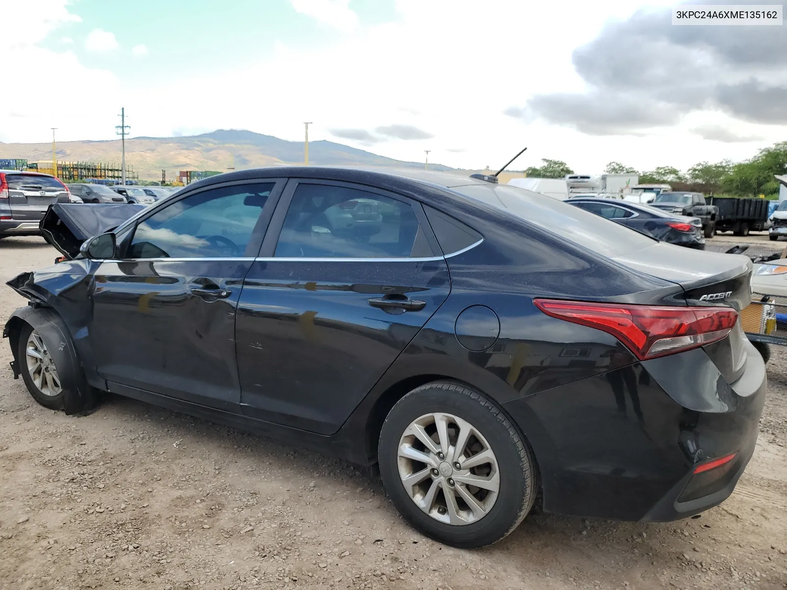 2021 Hyundai Accent Se VIN: 3KPC24A6XME135162 Lot: 68153984