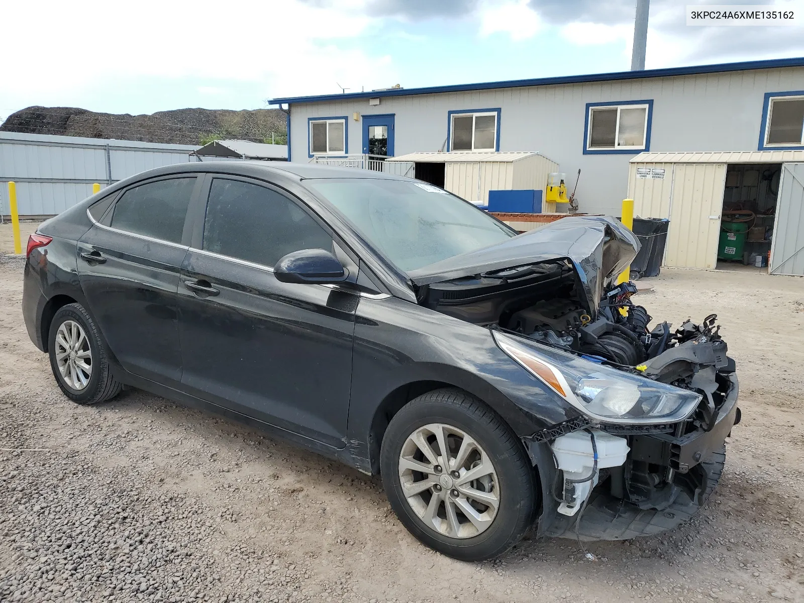 2021 Hyundai Accent Se VIN: 3KPC24A6XME135162 Lot: 68153984