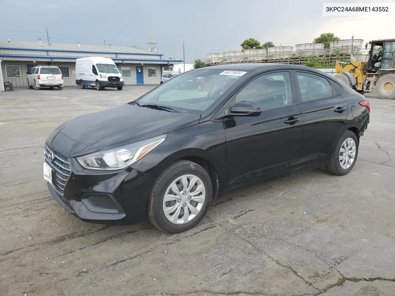 2021 Hyundai Accent Se VIN: 3KPC24A68ME143552 Lot: 68678804