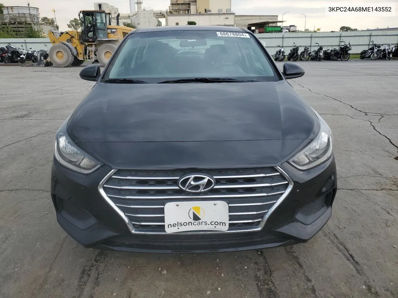 2021 Hyundai Accent Se VIN: 3KPC24A68ME143552 Lot: 68678804