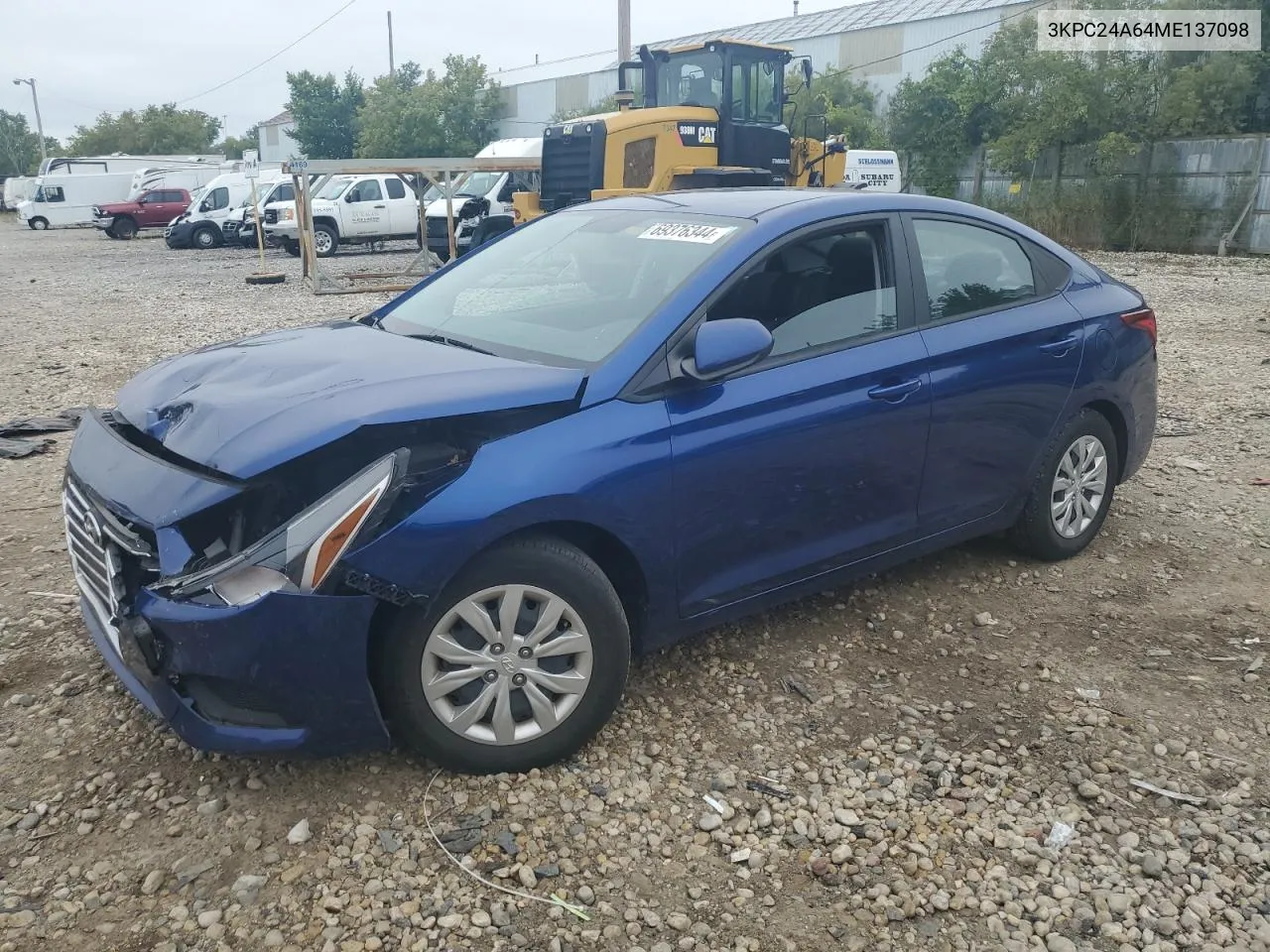 3KPC24A64ME137098 2021 Hyundai Accent Se