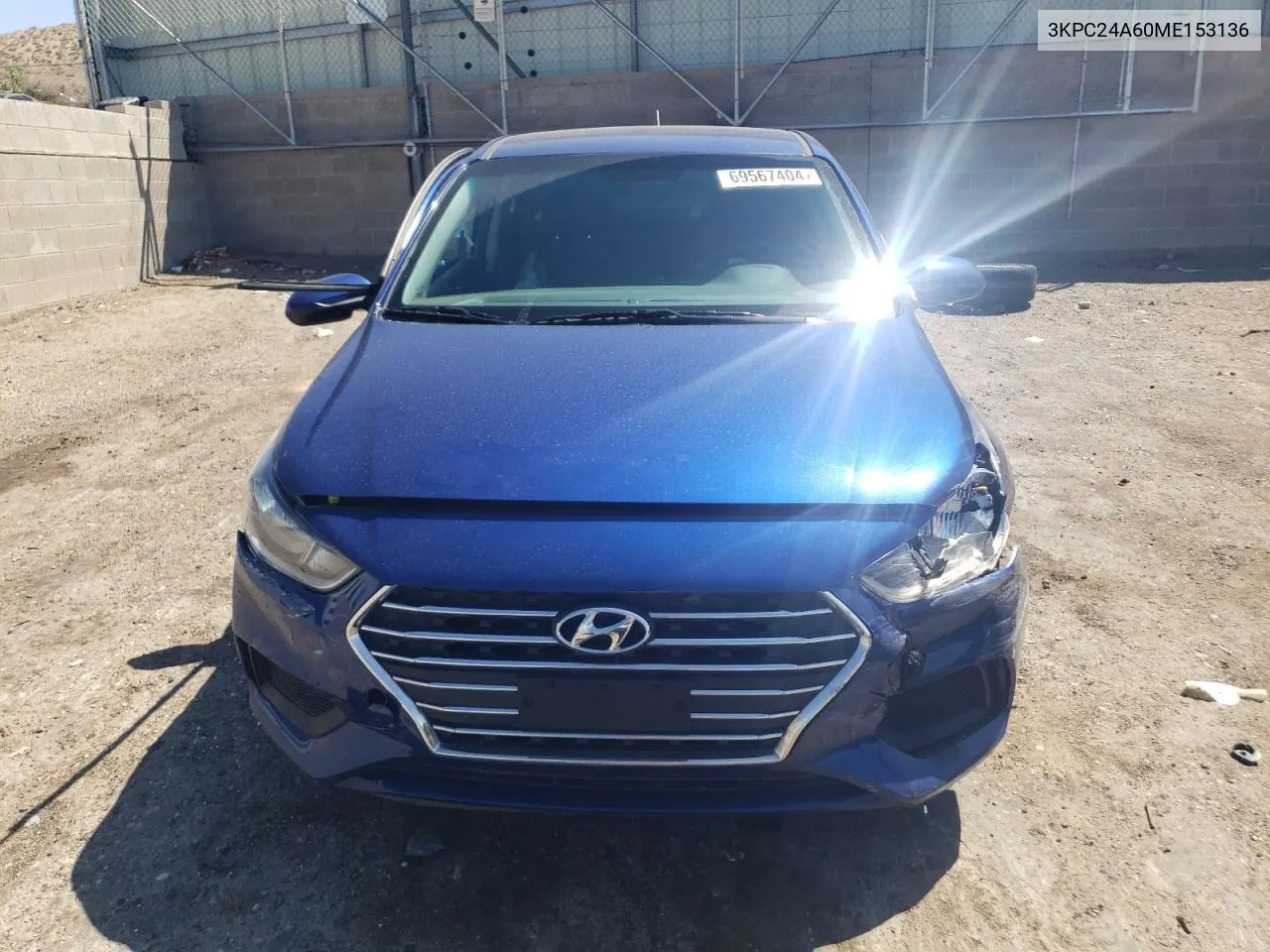 3KPC24A60ME153136 2021 Hyundai Accent Se