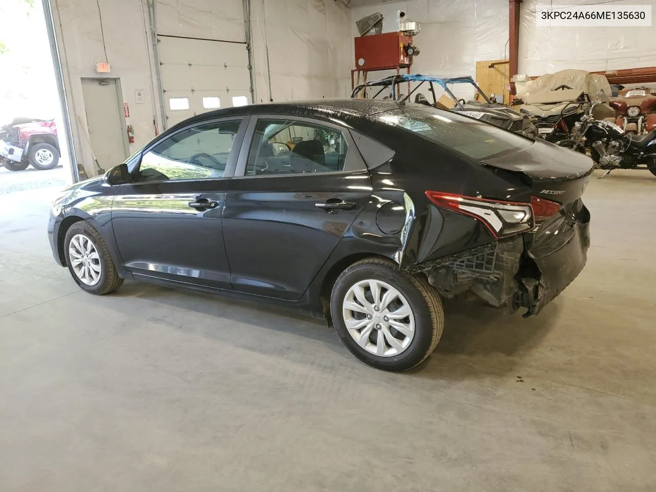 2021 Hyundai Accent Se VIN: 3KPC24A66ME135630 Lot: 70182324