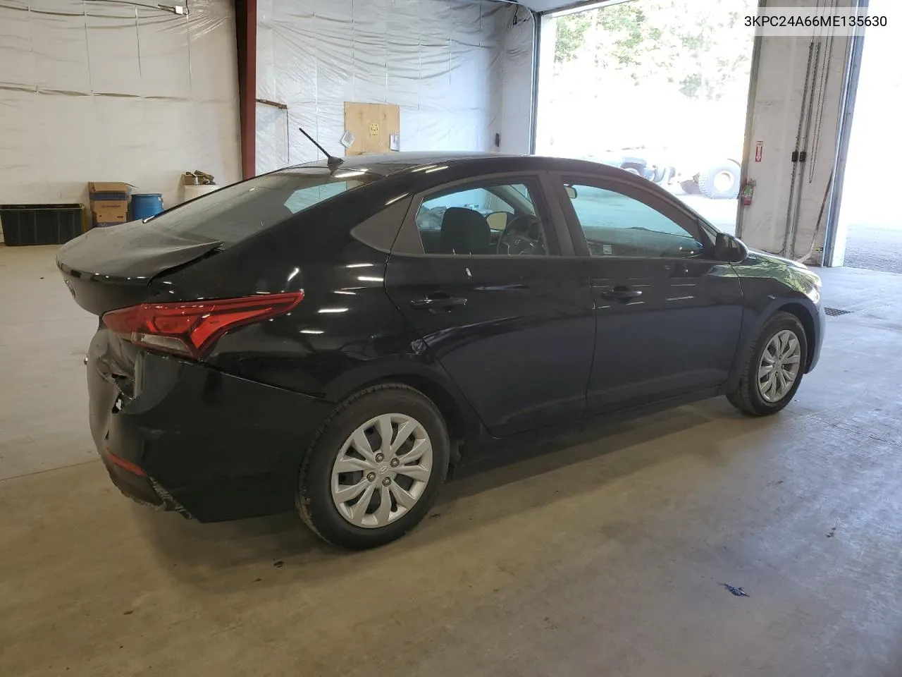 2021 Hyundai Accent Se VIN: 3KPC24A66ME135630 Lot: 70182324