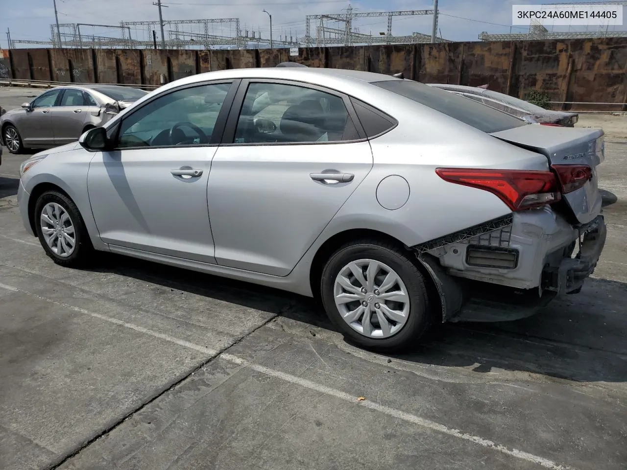 2021 Hyundai Accent Se VIN: 3KPC24A60ME144405 Lot: 71072194