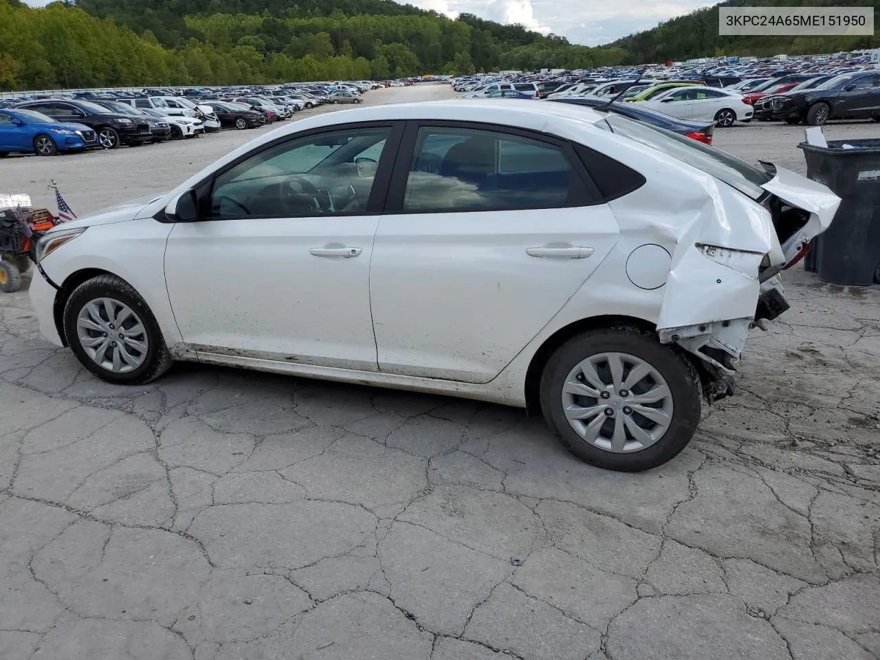 3KPC24A65ME151950 2021 Hyundai Accent Se