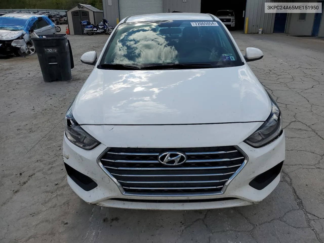 2021 Hyundai Accent Se VIN: 3KPC24A65ME151950 Lot: 72065054