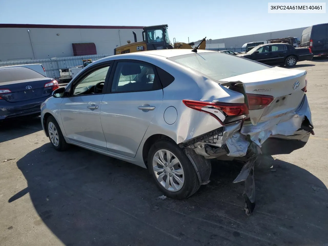 2021 Hyundai Accent Se VIN: 3KPC24A61ME140461 Lot: 74307544