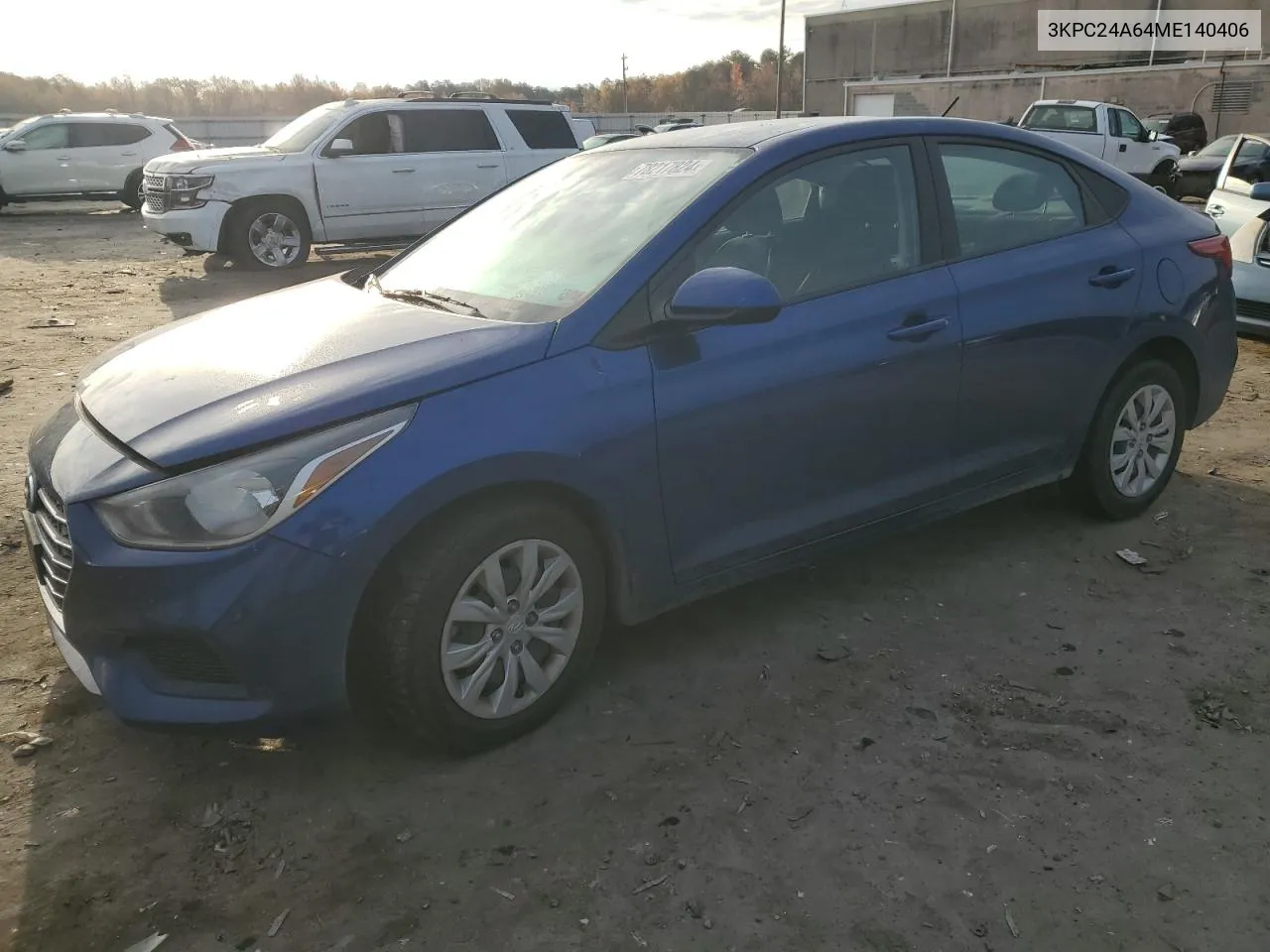 2021 Hyundai Accent Se VIN: 3KPC24A64ME140406 Lot: 78217824