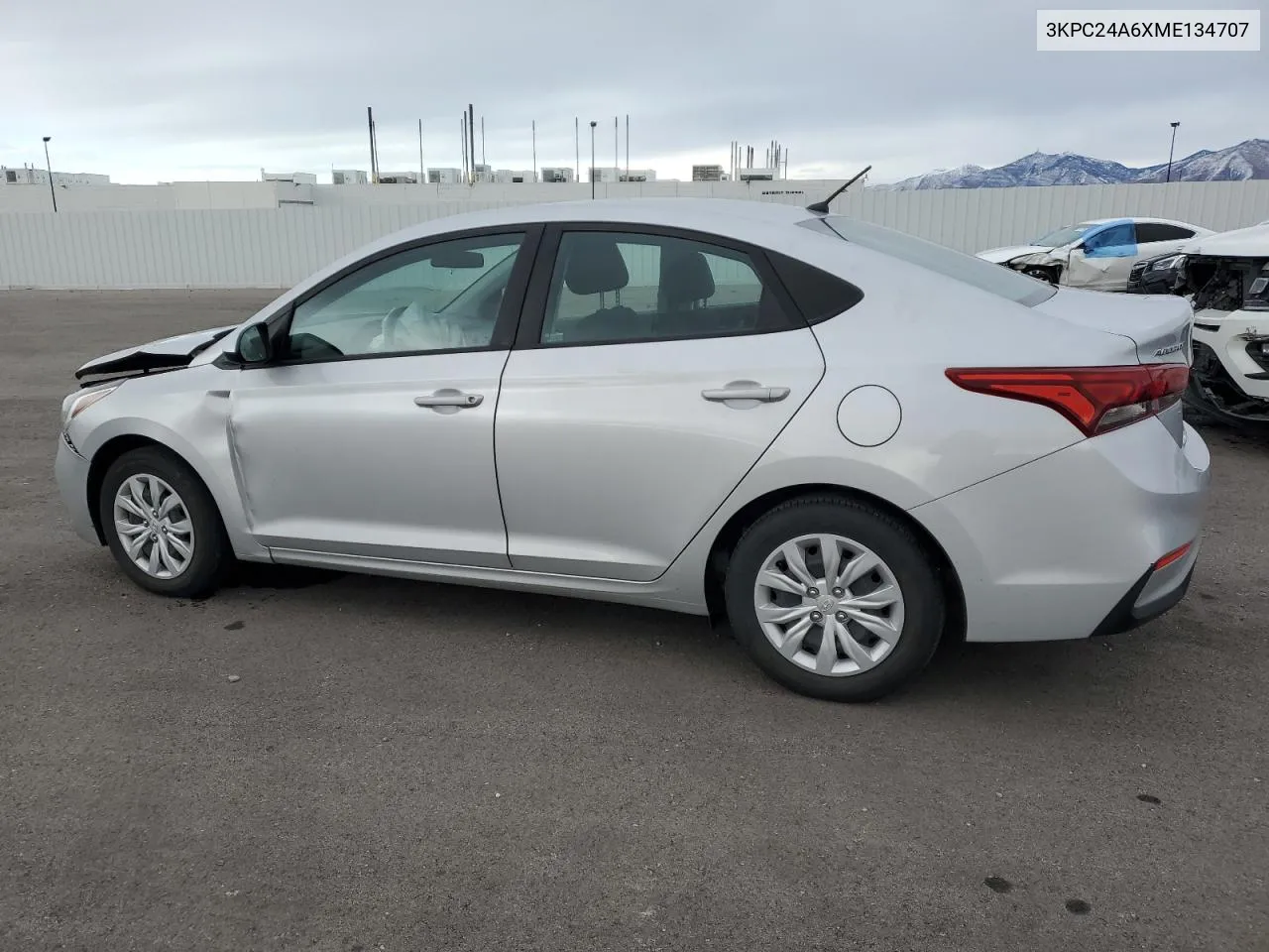 2021 Hyundai Accent Se VIN: 3KPC24A6XME134707 Lot: 78445164