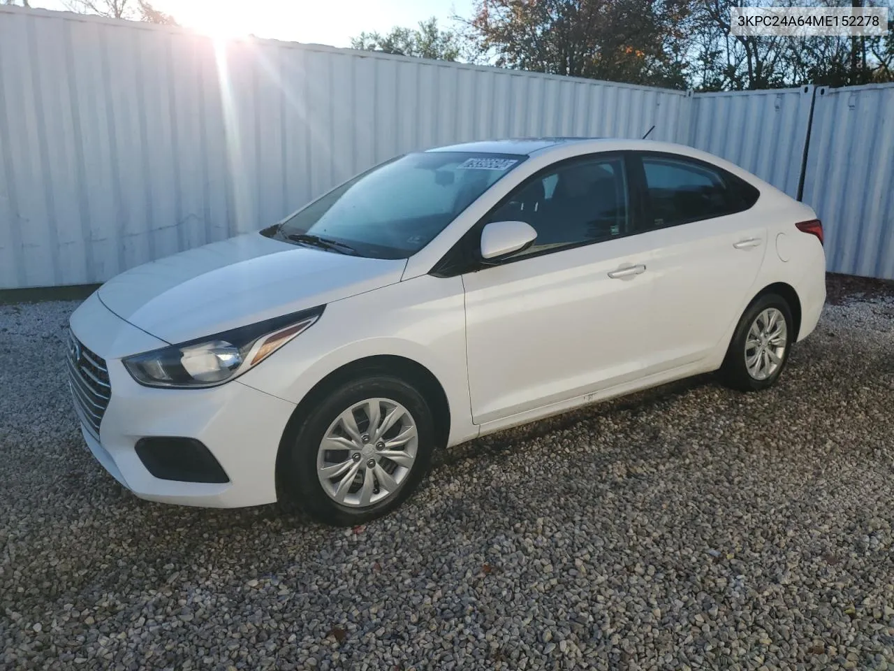 2021 Hyundai Accent Se VIN: 3KPC24A64ME152278 Lot: 79398504