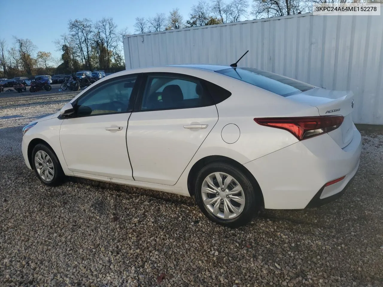 2021 Hyundai Accent Se VIN: 3KPC24A64ME152278 Lot: 79398504