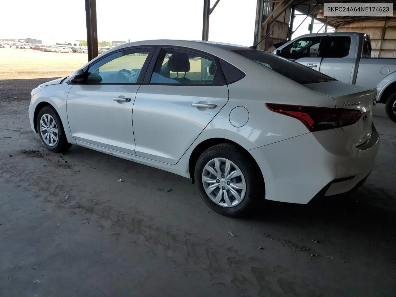 2022 Hyundai Accent Se VIN: 3KPC24A64NE174623 Lot: 52722574